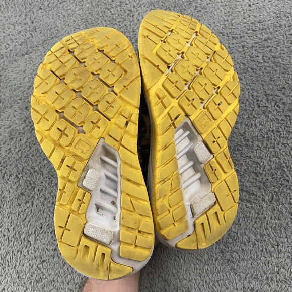 Hoka One One Clayton Shoes Womens 7.5 Orange Floral Running Sneakers Kona 2016 - Picture 8 of 11